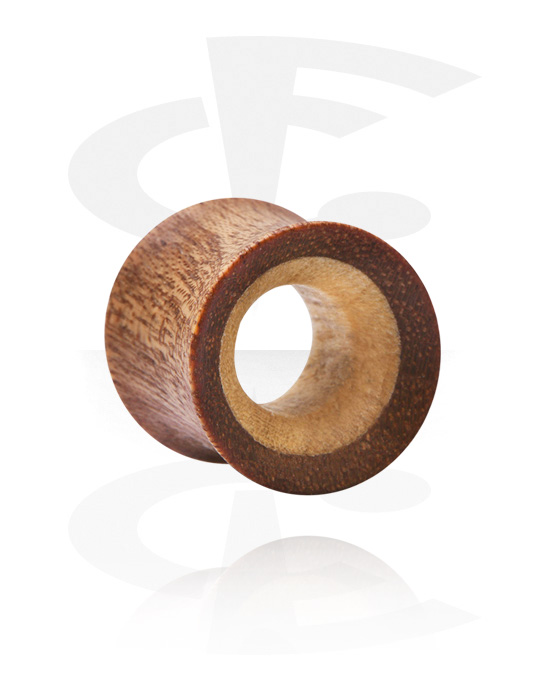 Tunnels & Plugs, Tunnel double flared (bois), Bois