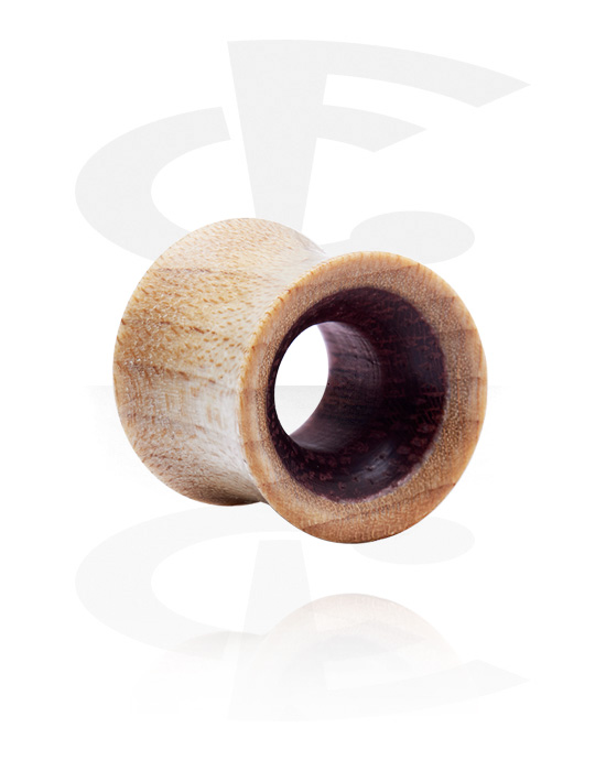 Tunnels & Plugs, Tunnel double flared (bois), Bois