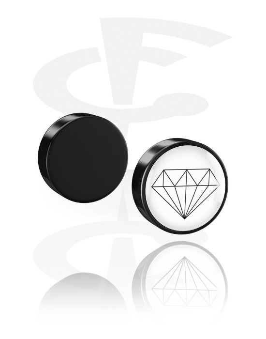 Falešné piercingové šperky, Magnetic Plug, Acrylic