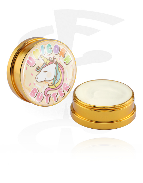 Cleansing and Care, Conditioning Creme and Deodorant for Piercings "Unicorn-Butter", Aluminium Container