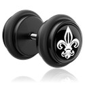 Faux piercings, Faux plug, Acrylique, Acier chirurgical 316L