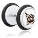 Faux piercings, Faux plug, Acrylique, Acier chirurgical 316L