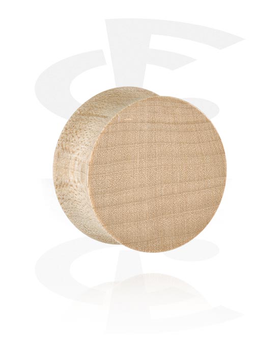 Tunnels & Plugs, Double flared plug (hout), Hout