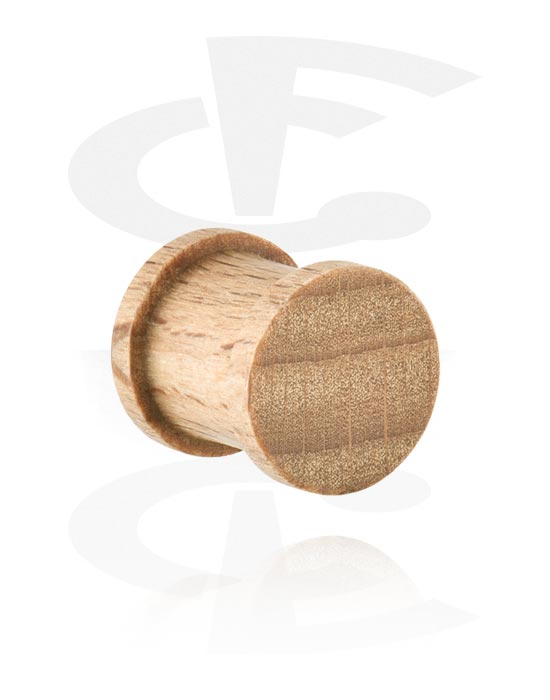Ribbed plug (wood) (Wood) | The World's No.1 Piercing Shop