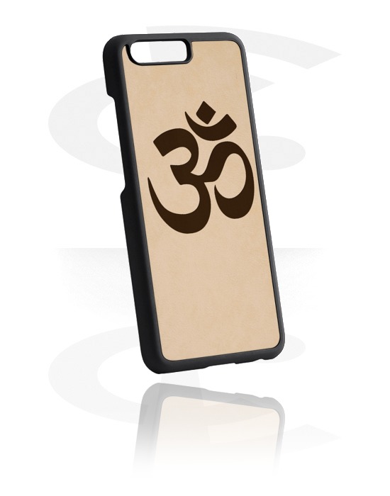 Phone cases, Mobile Case with leather inlay, Plastic, Imitation Leather