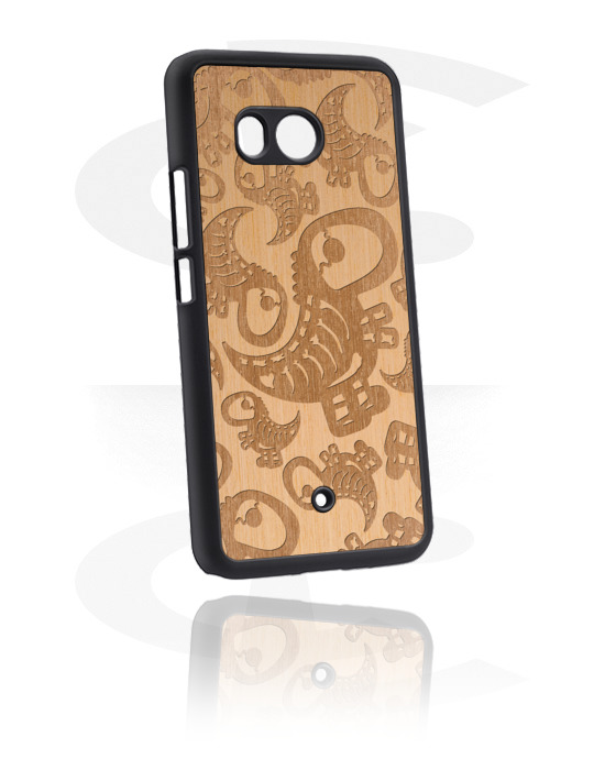 Phone cases, Mobile Case with cute skeleton design, Plastic, Wood