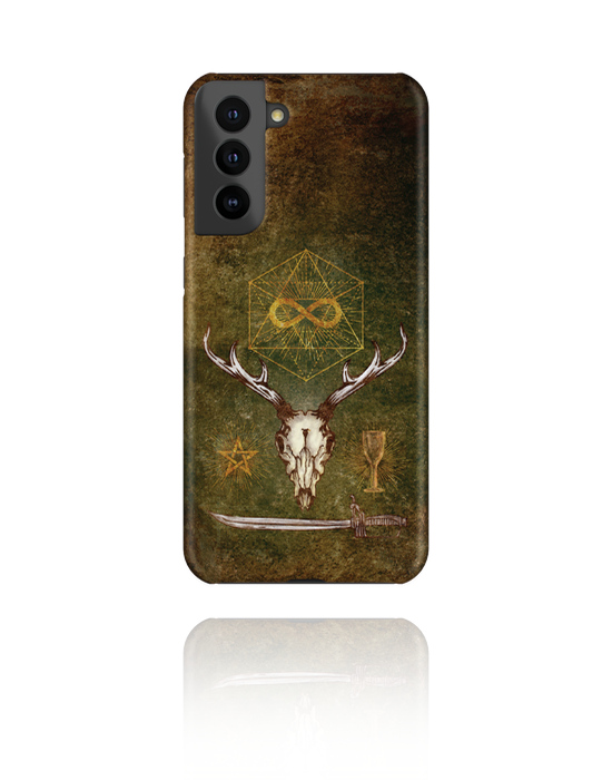 Phone cases, Mobile Case with Mystic Skull Design, Plastic