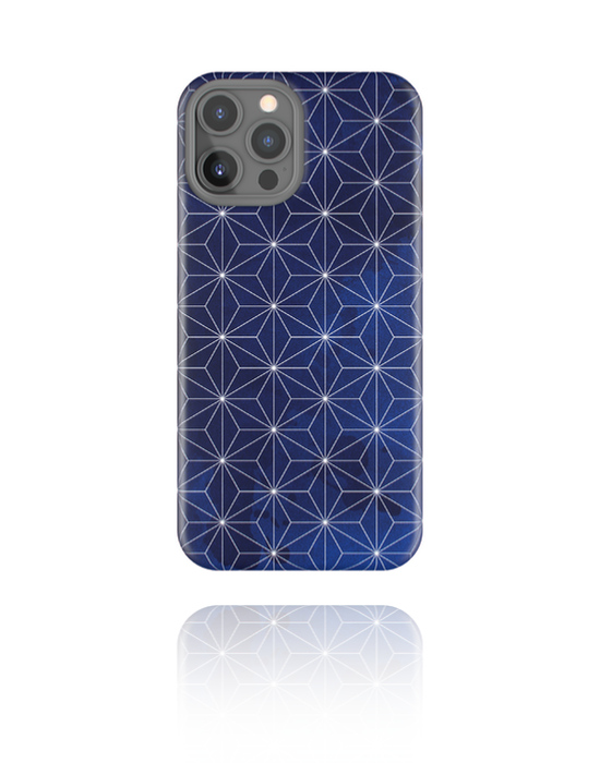 Coques de portable, Coque de portable avec mosaïque bleu marine, Plastique