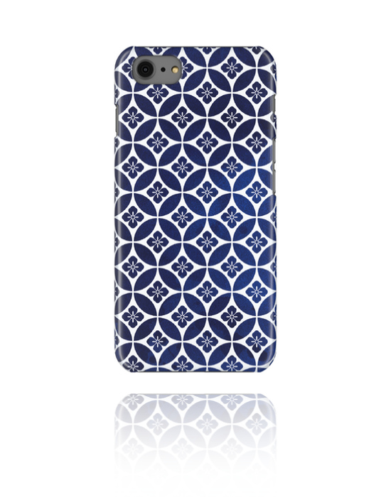 Mobilskal, Mobilskal med marinblå mosaik, Plast