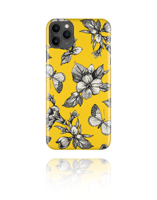 Capas para telemóvel, Capa para telemóvel com design "Let it be Yellow" , Plástico