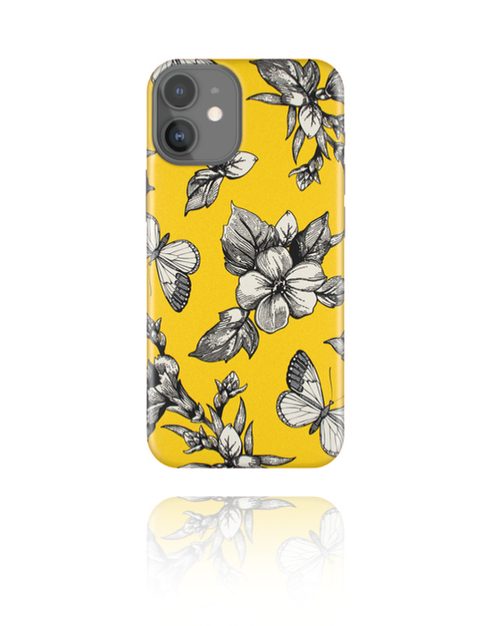 Cover per cellulare, Cover per cellulare con design "let it be yellow", Plastica