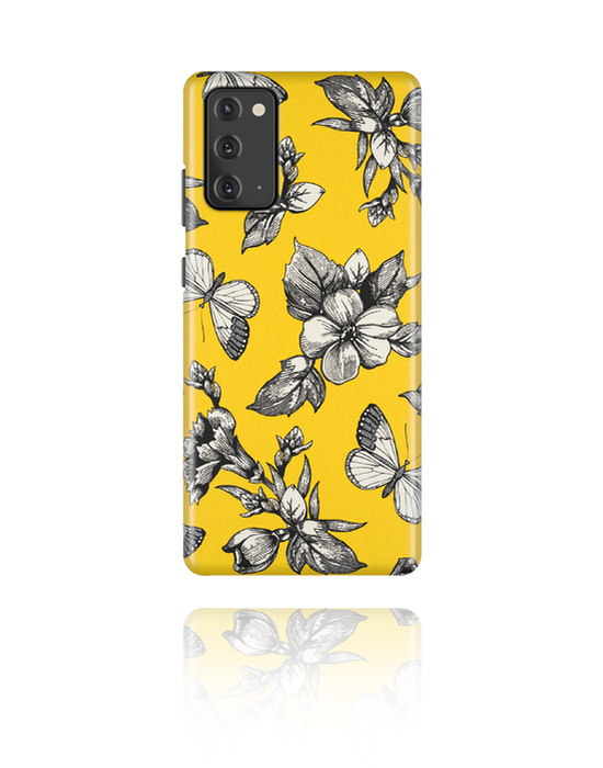 Cover per cellulare, Cover per cellulare con design "let it be yellow", Plastica