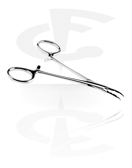 Narzędzia i akcesoria do piercingu, Kleszcze hemostatyczne, Stal chirurgiczna 316L