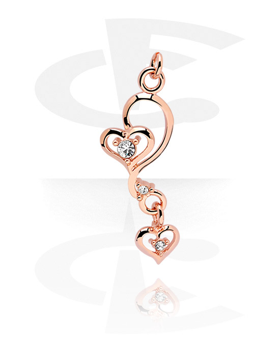 Kugler, stave m.m., Charm, Rose Gold Plated Steel
