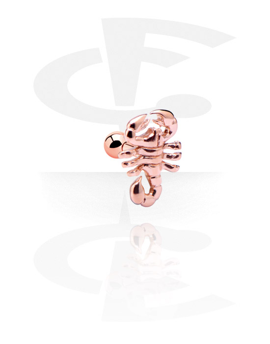 Helix & Tragus, Tragus Piercing, Surgical Steel 316L, Rosegold