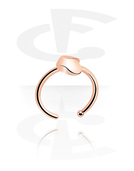Nose Jewelry & Septums, Nose Ring, Rose Gold Plated Surgical Steel 316L
