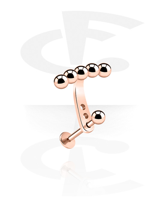 Helix & Tragus, Helix Wrap, Rosegold Plated Surgical Steel 316L