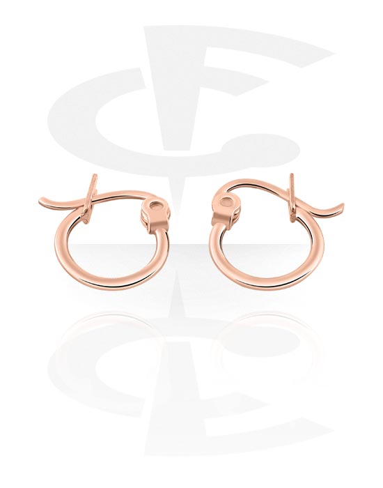 Earrings, Studs & Shields, Earrings, Rose Gold Plated Surgical Steel 316L