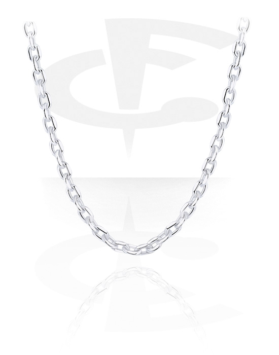 Halsketten, Surgical Steel Basic Necklace, Plattiertes Messing
