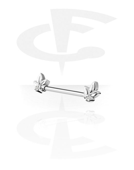 Mellbimbó piercingek, Internally Threaded Nipple Barbell, Sebészeti acél, 316L