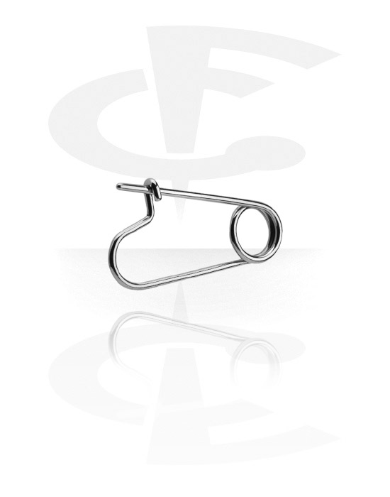 Overige sieraden, Veiligheidsspeld voor stretched oor, Chirurgisch staal 316L