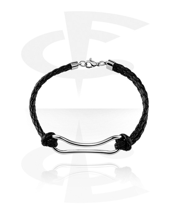 Bracelets, Bracelet tendance, Acier chirurgical 316L, Cuir
