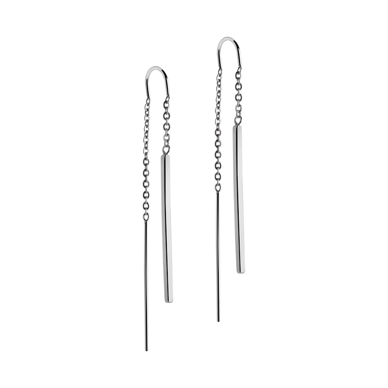 Boucles d&#039;oreilles avec collier Acier chirurgical 316L