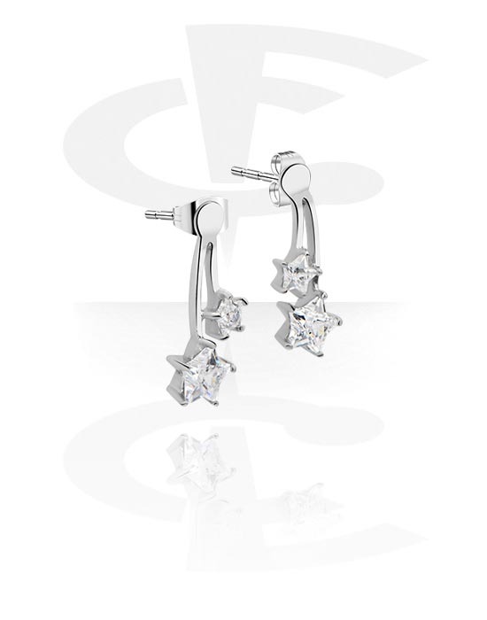 Orecchini, Steel Casting Earrings, Chirurgico acciaio 316L