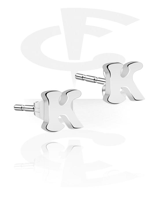 Øreringe, ørestikker og skjolde, Steel Casting Earrings, Kirurgisk stål 316L