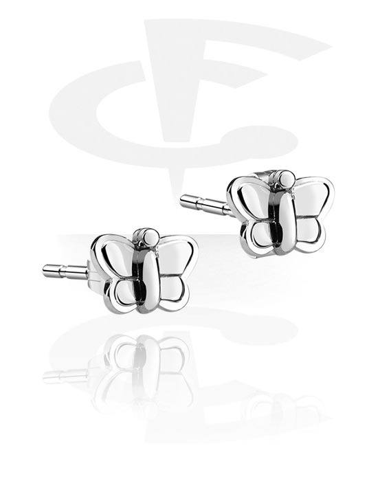 Øreringe, ørestikker og skjolde, Steel Casting Earrings, Kirurgisk stål 316L