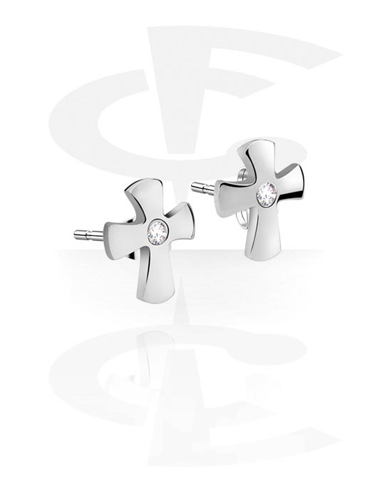 Fülbevalók, csapok és pajzsok, Steel Casting Earrings, Surgical Steel 316L
