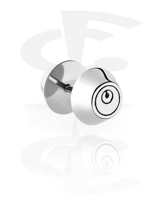 Lažni piercing nakit, Lažni čepić s Dizajnom ključanice, Kirurški čelik 316L