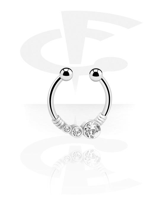 Lažni piercing nakit, Lažni septum, Kirurški čelik 316L