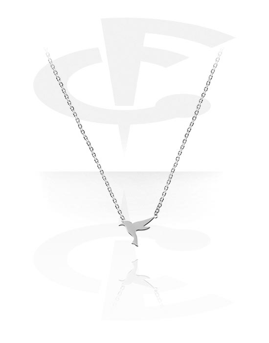 Halsketten, Halskette mit Vogel-Design, Chirurgenstahl 316L