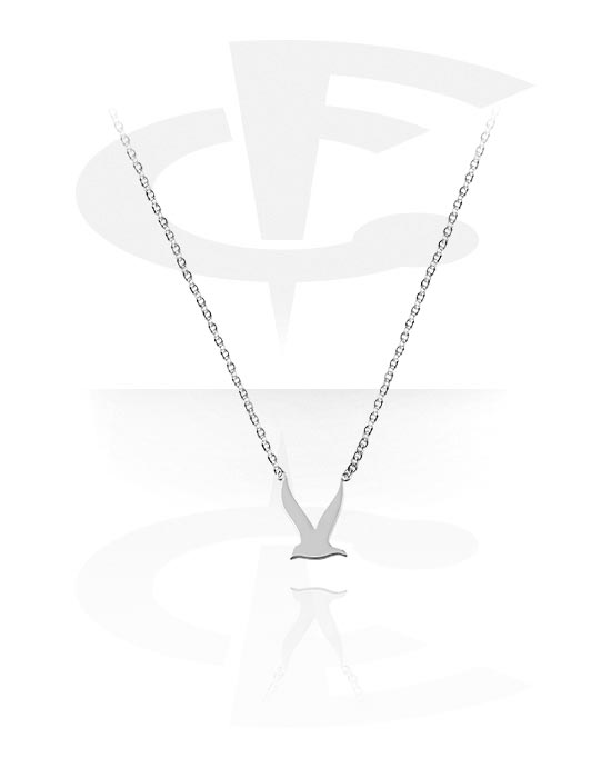 Náhrdelníky, Módní náhrdelník s designem ptáček, Chirurgická ocel 316L