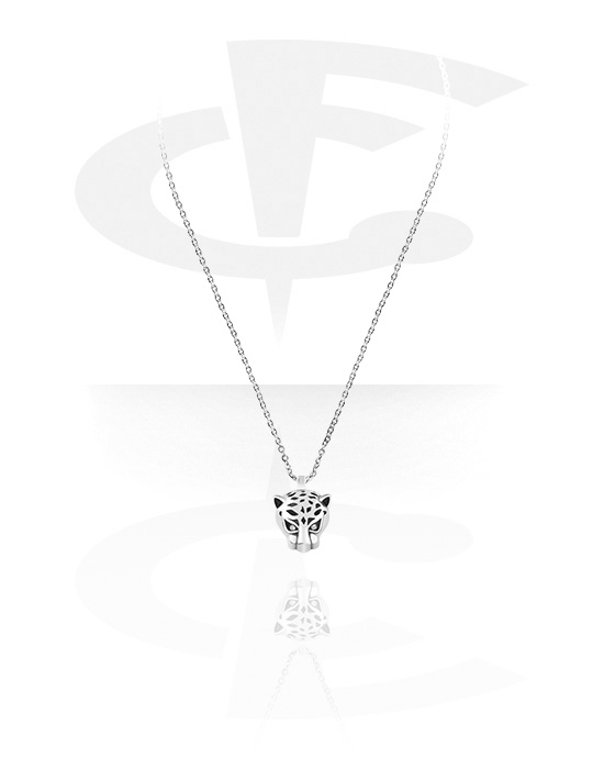 Náhrdelníky, Módny náhrdelník s dizajnom tiger, Chirurgická oceľ 316L