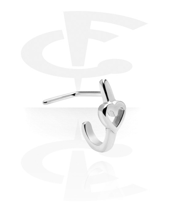 Nose Jewelry & Septums, Curved Nose Stud, Surgical Steel 316L