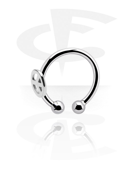 Falske piercinger, Fake Nose Ring, Surgical Steel 316L