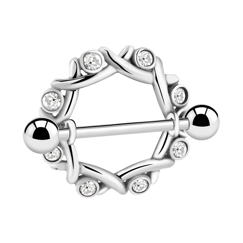 Piercing téton Acier chirurgical 316L Piercings téton