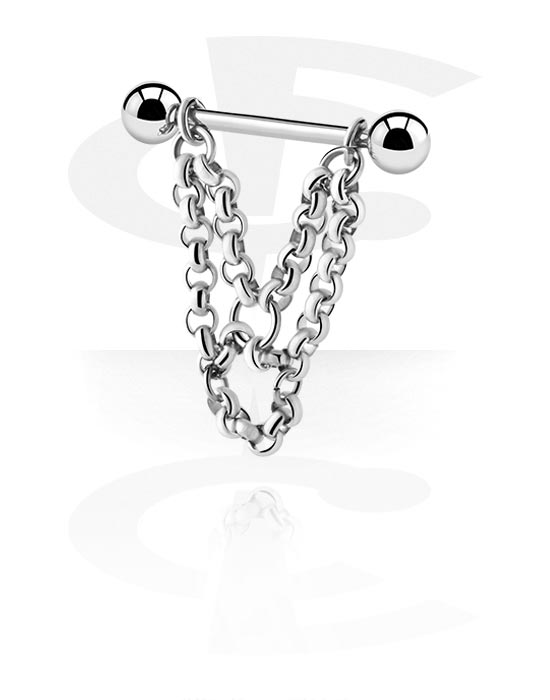 Nipple Shield with chain (Surgical Steel 316L) The World's No.1