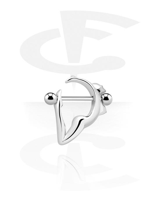 Piercingové šperky do bradavky, Nipple Piercing, Surgical Steel 316L