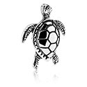Anhänger, Kettenanhänger mit Schildkröten-Design, Chirurgenstahl 316L