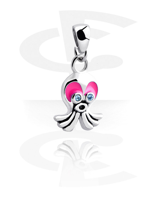 Pendants, Pendant with sweet cuttlefish, Surgical Steel 316L