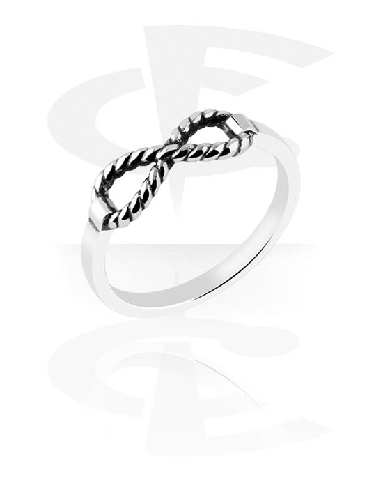 Ringer, Ring med uendelighetssymbol, Kirurgisk stål 316L