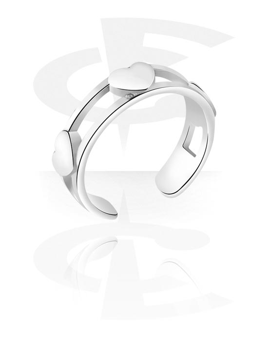 Ringen, Ring met Hartdesign, Chirurgisch staal 316L