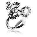 Ringen, Ring met slang-motief, Chirurgisch staal 316L