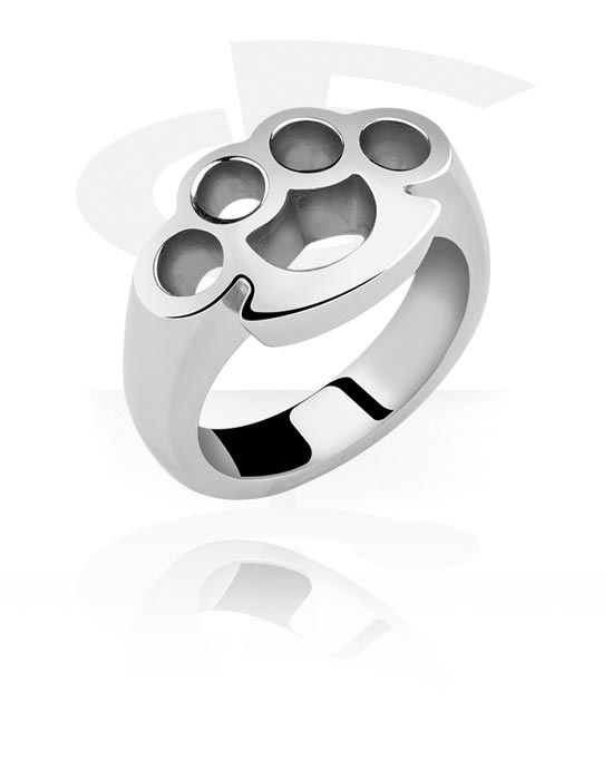 Gyűrűk, Gyűrű val vel paw design, Sebészeti acél, 316L