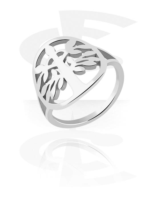 Rings, Ring with tree design, Surgical Steel 316L