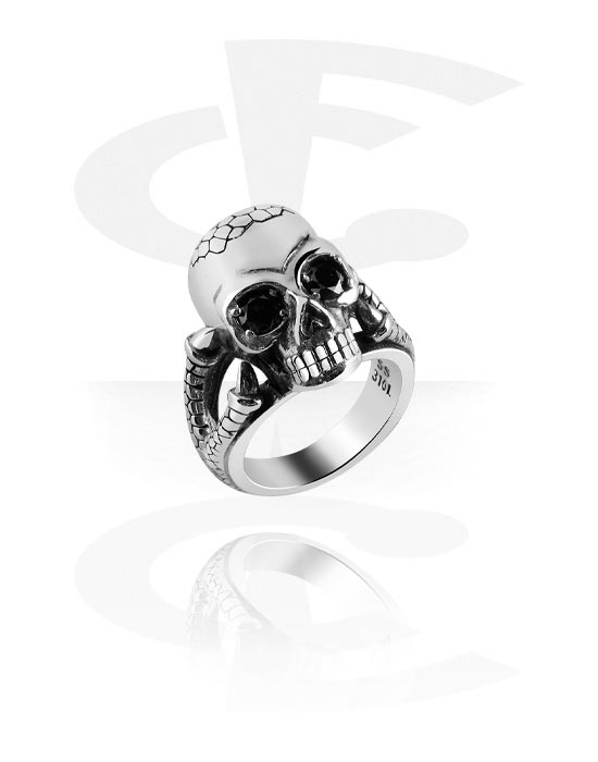 Rings, Ring with skull design, Surgical Steel 316L