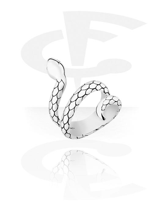 Anéis, Anel com design serpente, Aço cirúrgico 316L